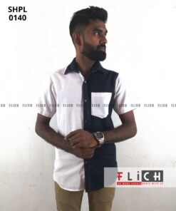 FLiCH Stylish And Quality Men's Premium Short Sleeve Linen Collar Shirt